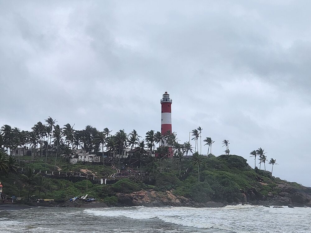 Kovalam lighthouse beach